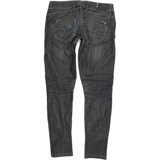 G-Star Fender Women Blue Skinny Slim Stretch Jeans W28 L30