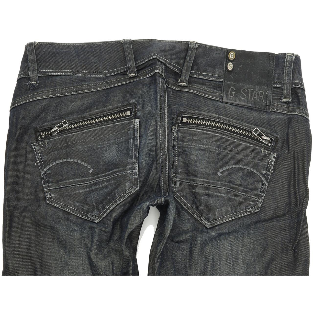 G-Star Fender Women Blue Skinny Slim Stretch Jeans W28 L30