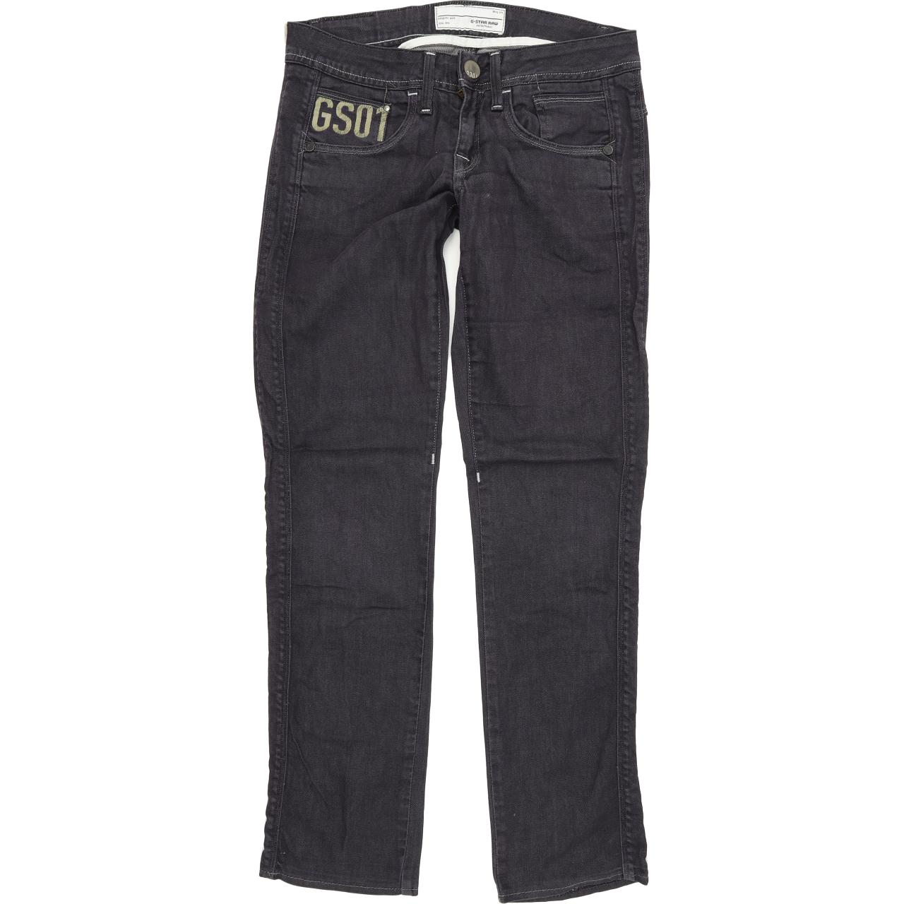 G-Star Saville Women Blue Straight Regular Stretch Jeans W28 L30