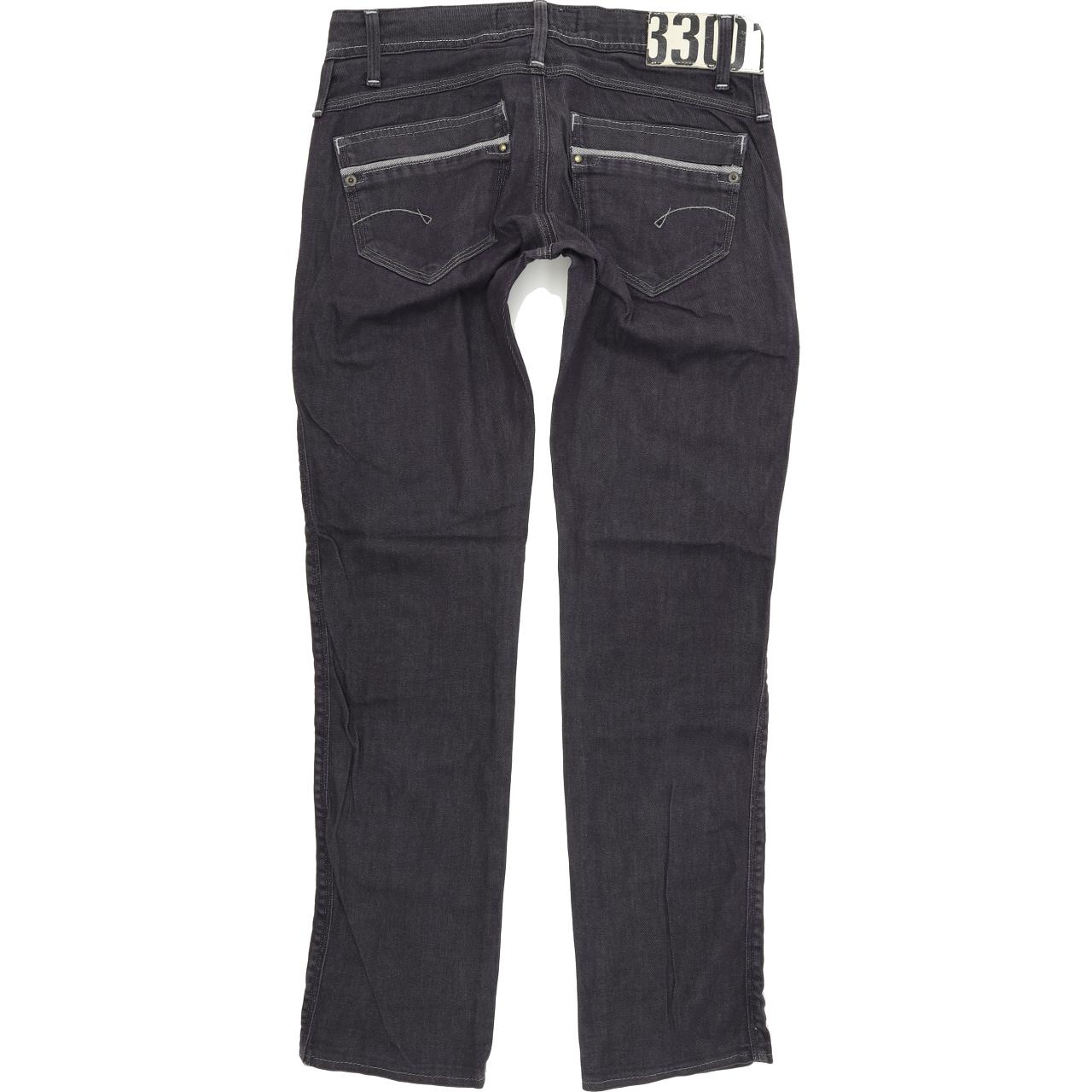 G-Star Saville Women Blue Straight Regular Stretch Jeans W28 L30