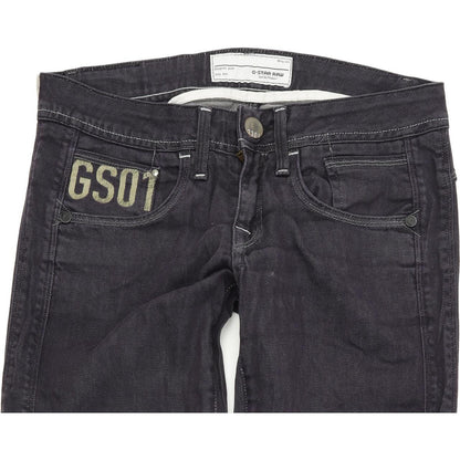 G-Star Saville Women Blue Straight Regular Stretch Jeans W28 L30