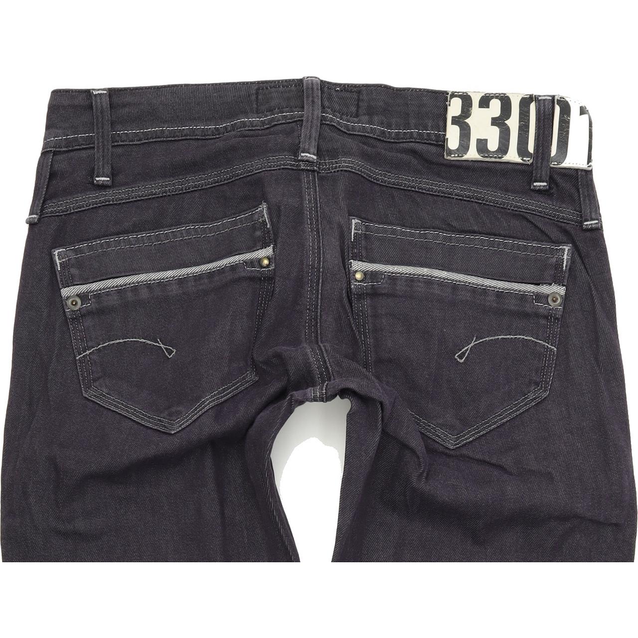 G-Star Saville Women Blue Straight Regular Stretch Jeans W28 L30