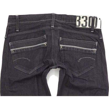 G-Star Saville Women Blue Straight Regular Stretch Jeans W28 L30