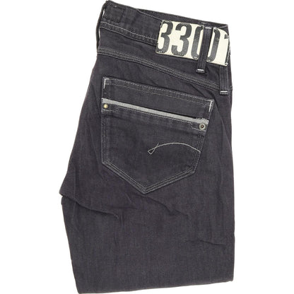 G-Star Saville Women Blue Straight Regular Stretch Jeans W28 L30