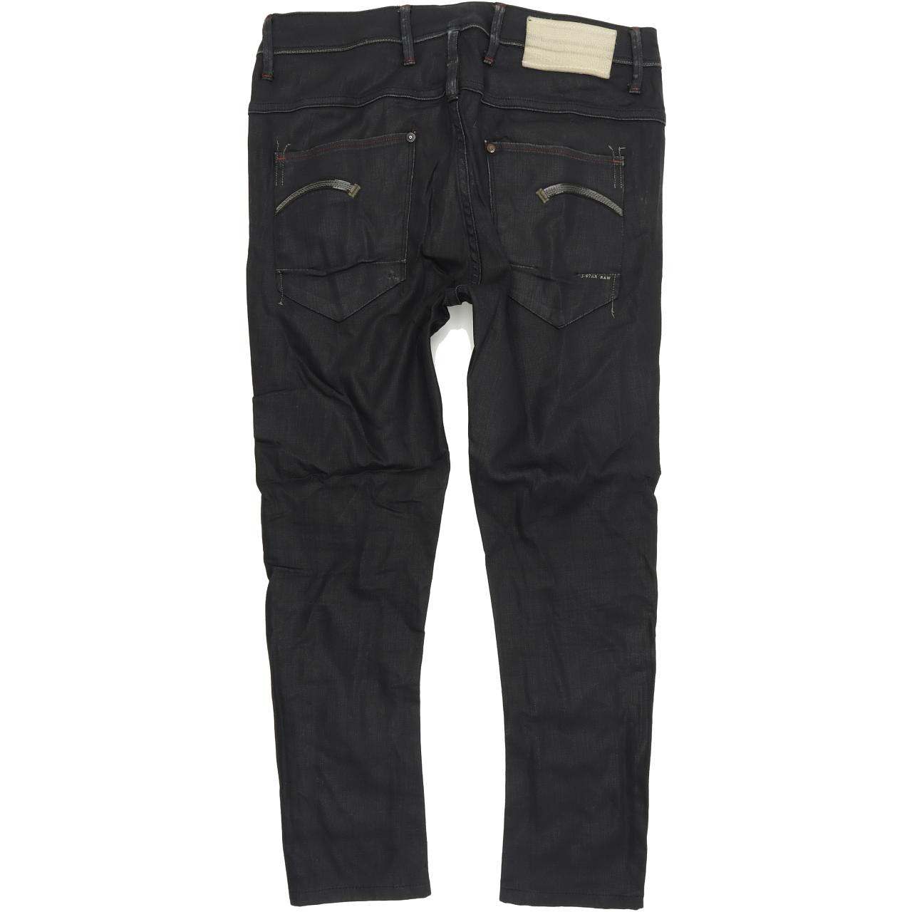 G-Star Kris Women Black Tapered Loose Stretch Jeans W25 L32