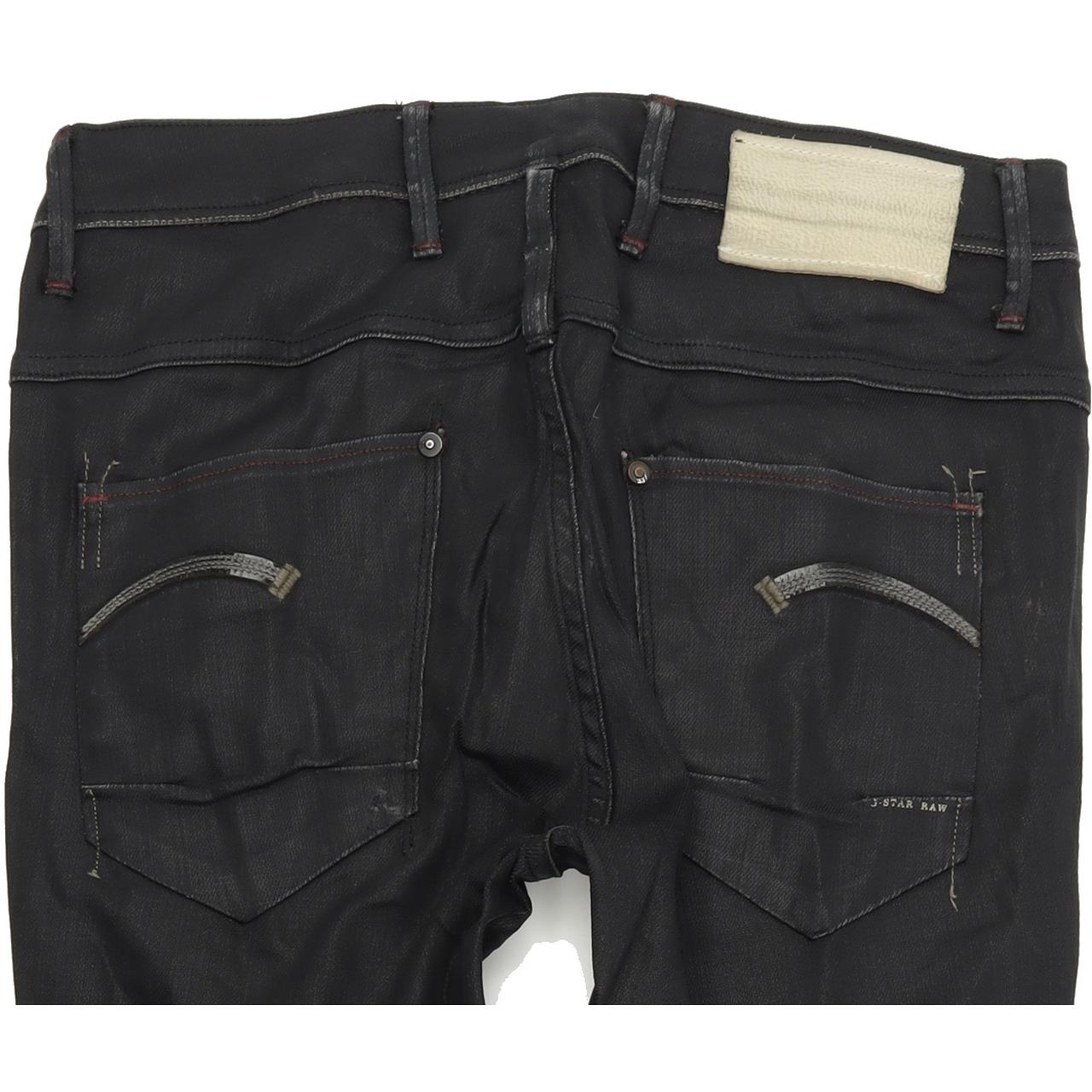 G-Star Kris Women Black Tapered Loose Stretch Jeans W25 L32