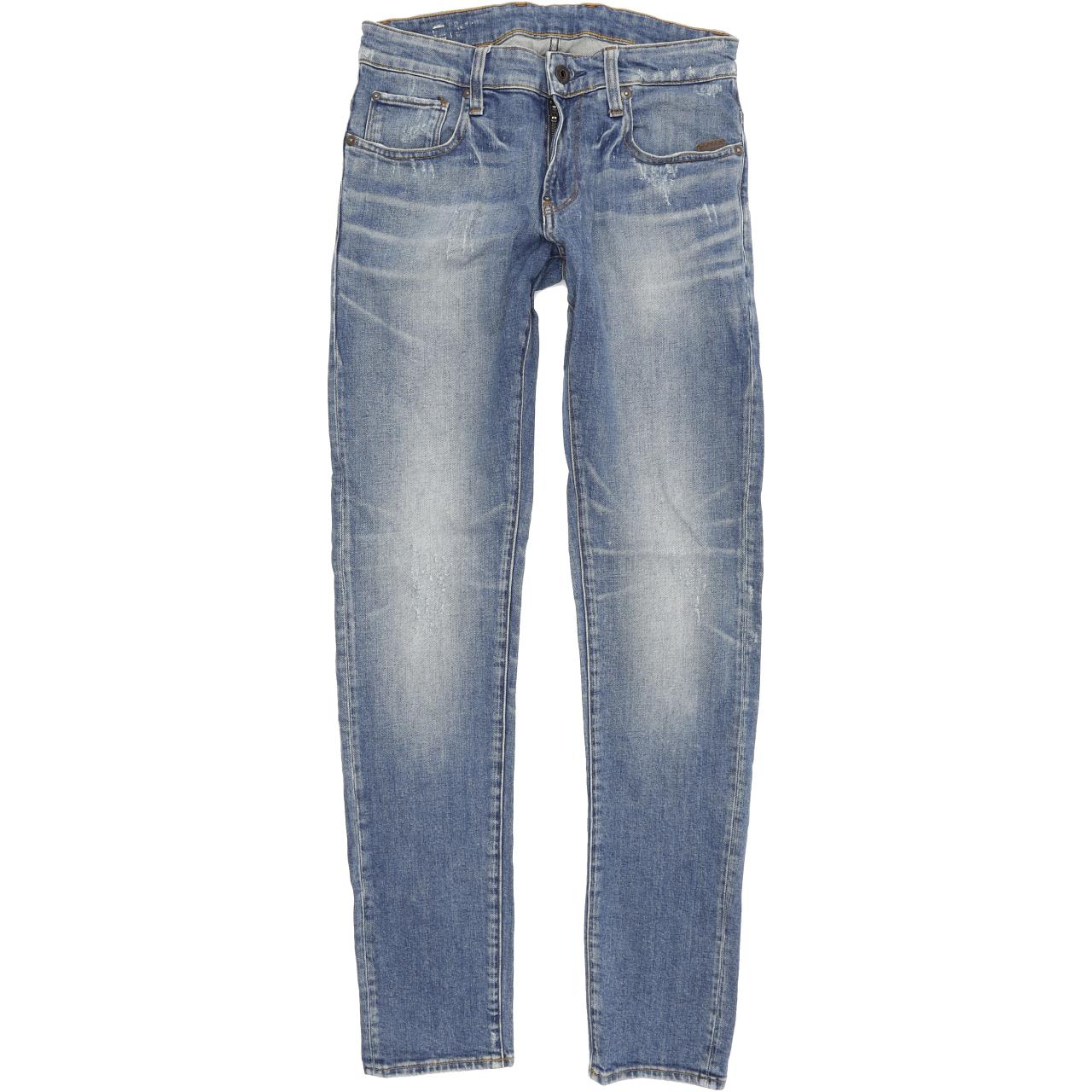 G-Star Women Blue Skinny Slim Stretch Jeans W28 L32