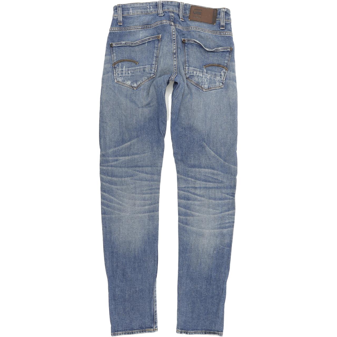 G-Star Women Blue Skinny Slim Stretch Jeans W28 L32