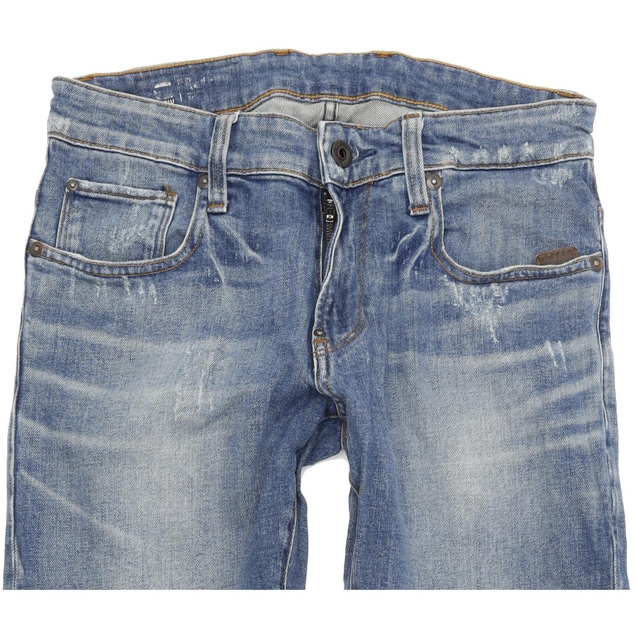 G-Star Women Blue Skinny Slim Stretch Jeans W28 L32