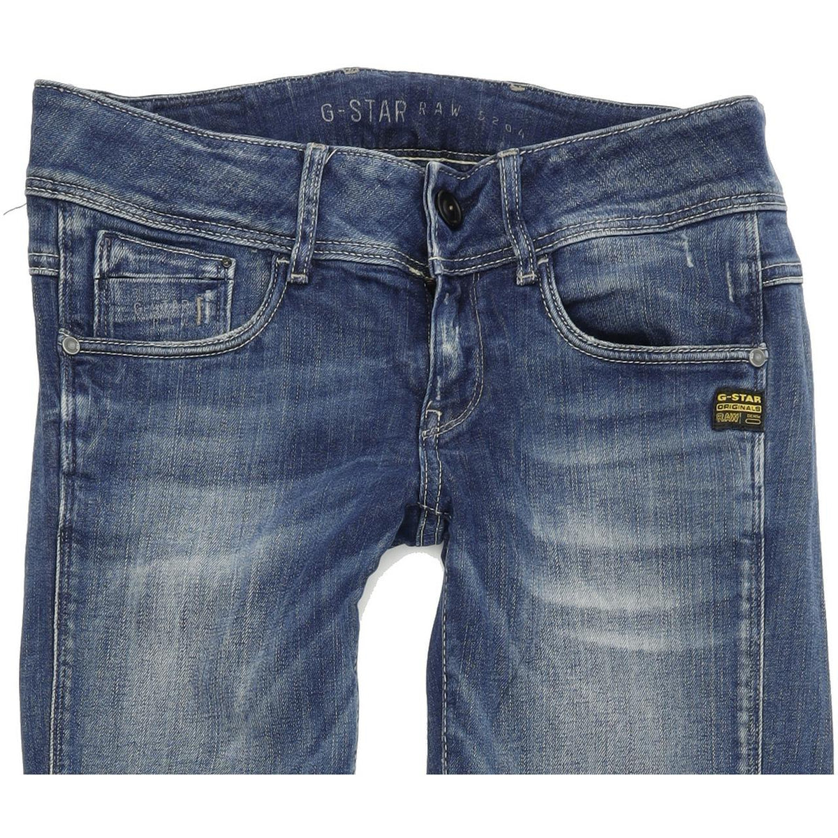 G-Star Women Blue Skinny Slim Stretch Jeans W27 L33