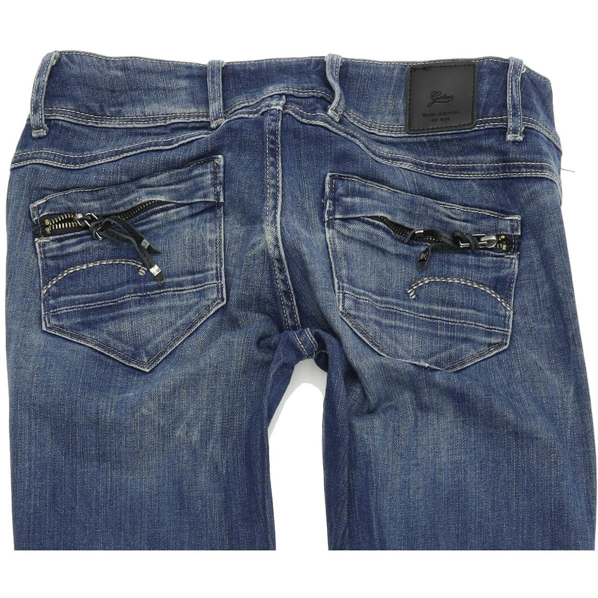 G-Star Women Blue Skinny Slim Stretch Jeans W27 L33