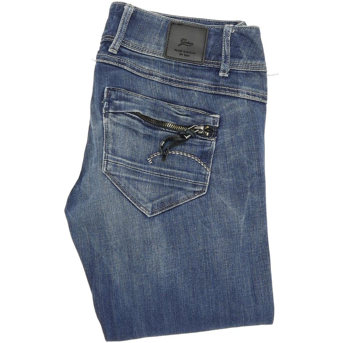 G-Star Women Blue Skinny Slim Stretch Jeans W27 L33
