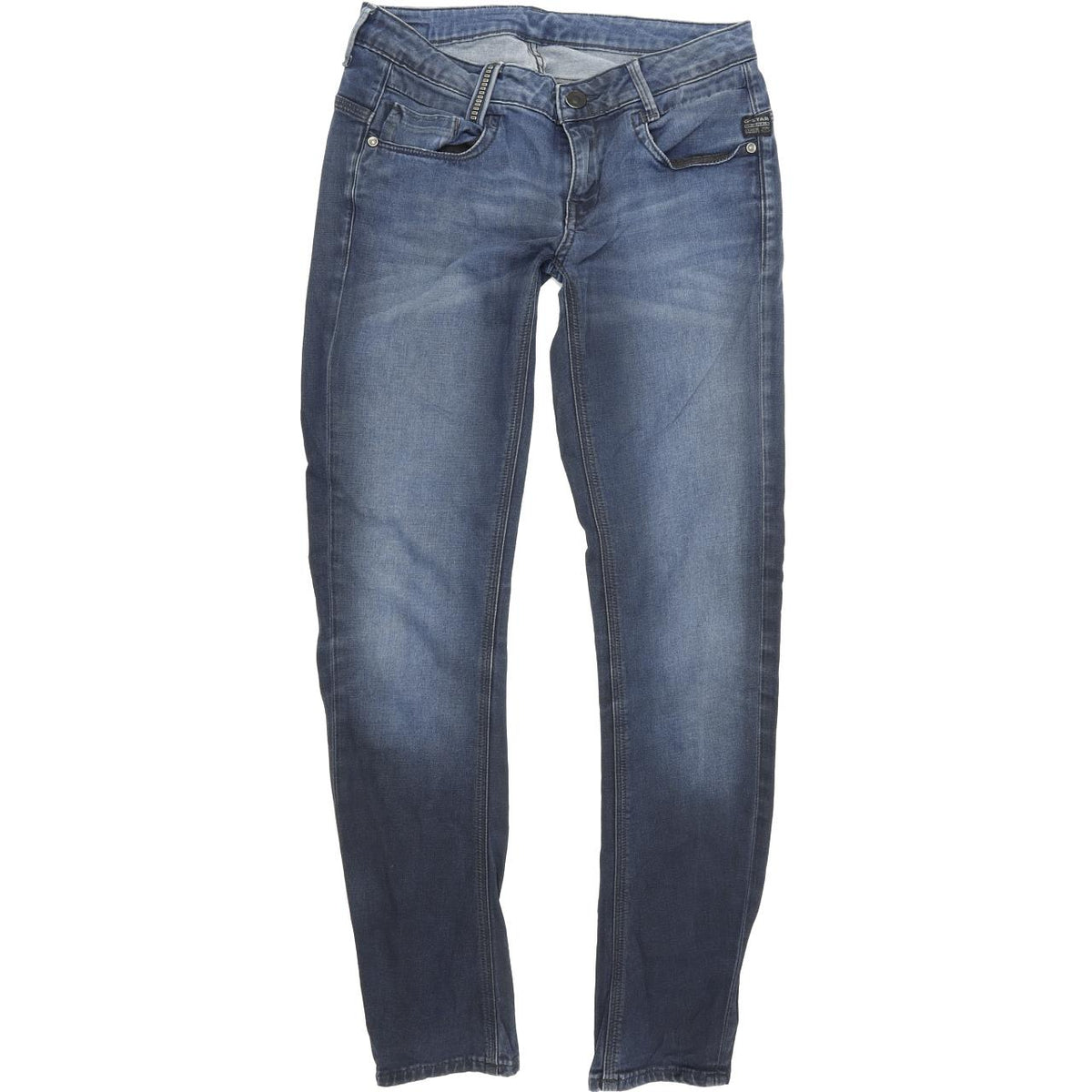 G-Star Women Blue Tapered Slim Stretch Jeans W28 L30