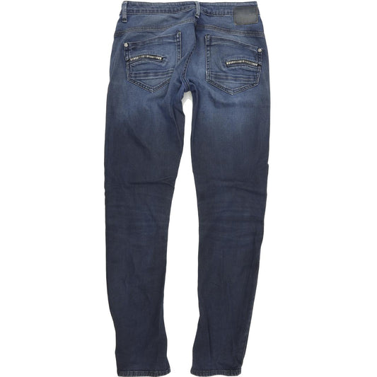 G-Star Women Blue Tapered Slim Stretch Jeans W28 L30