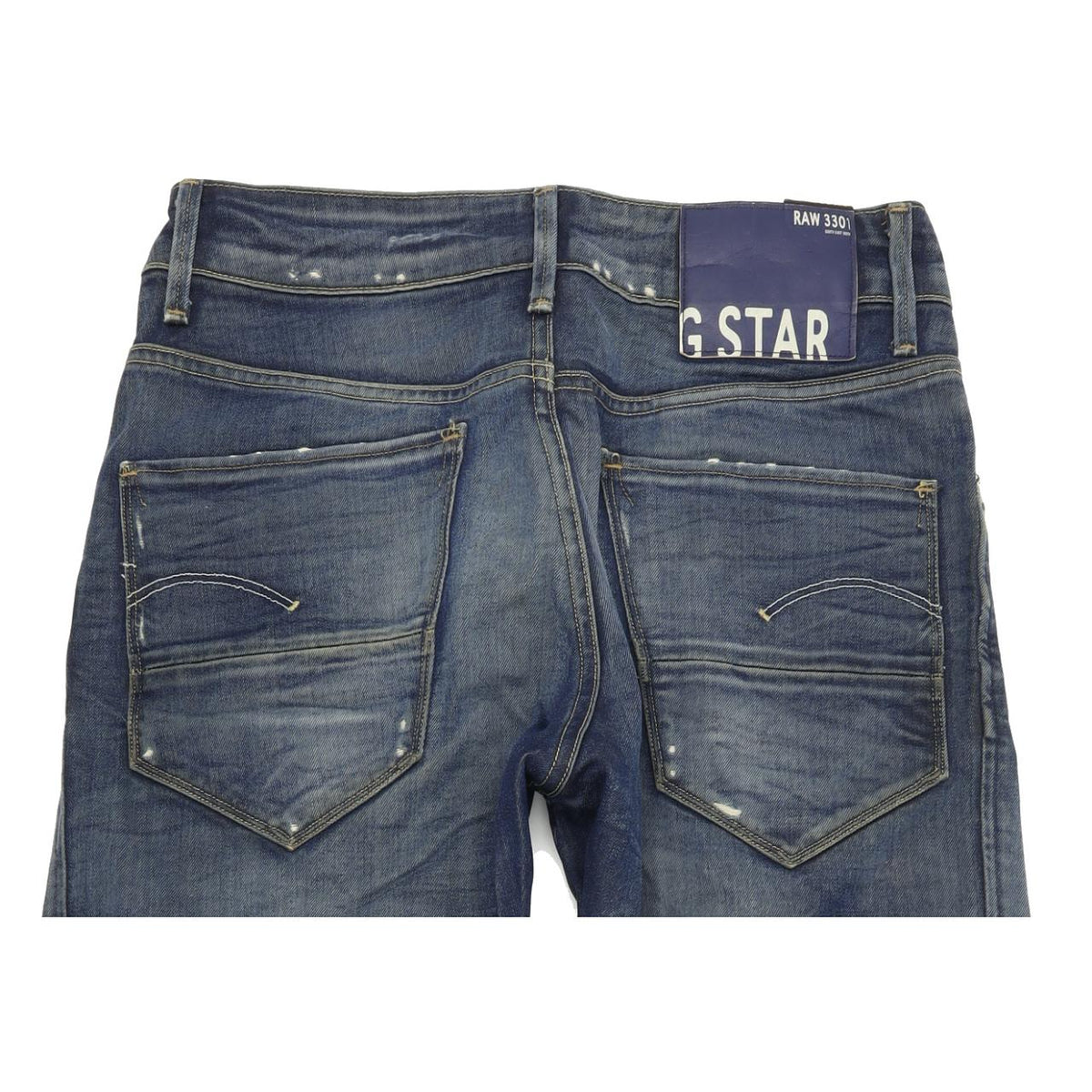 G-Star Arc Women Blue Tapered Loose Jeans W26 L32