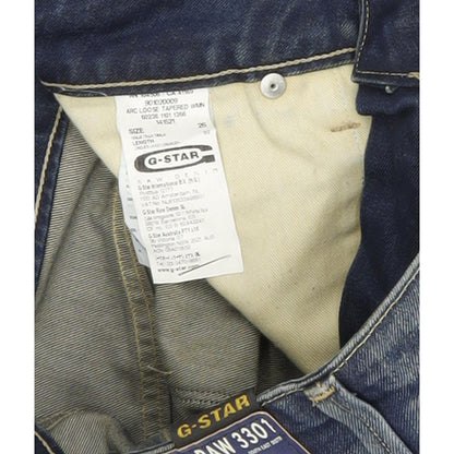 G-Star Arc Women Blue Tapered Loose Jeans W26 L32