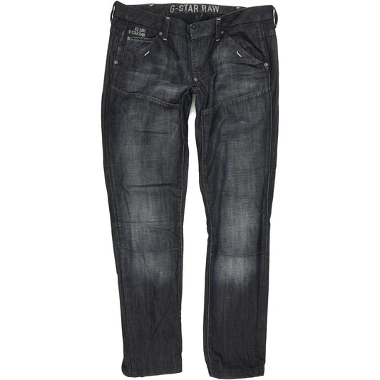 G-Star Hampton Women Blue Straight Slim Jeans W30 L30
