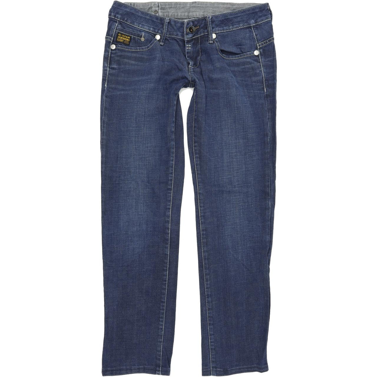 G-Star Midge Women Blue Straight Regular Stretch Jeans W29 L29