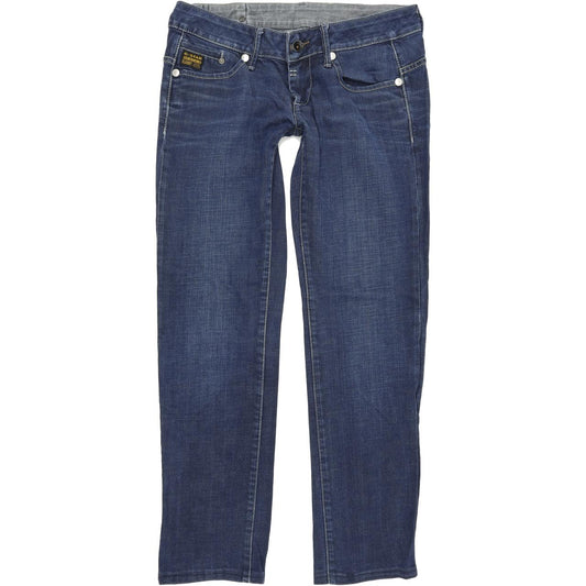 G-Star Midge Women Blue Straight Regular Stretch Jeans W29 L29