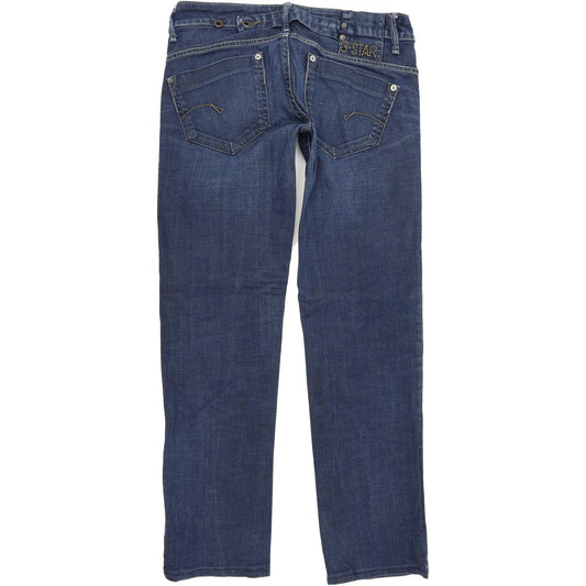 G-Star Midge Women Blue Straight Regular Stretch Jeans W29 L29