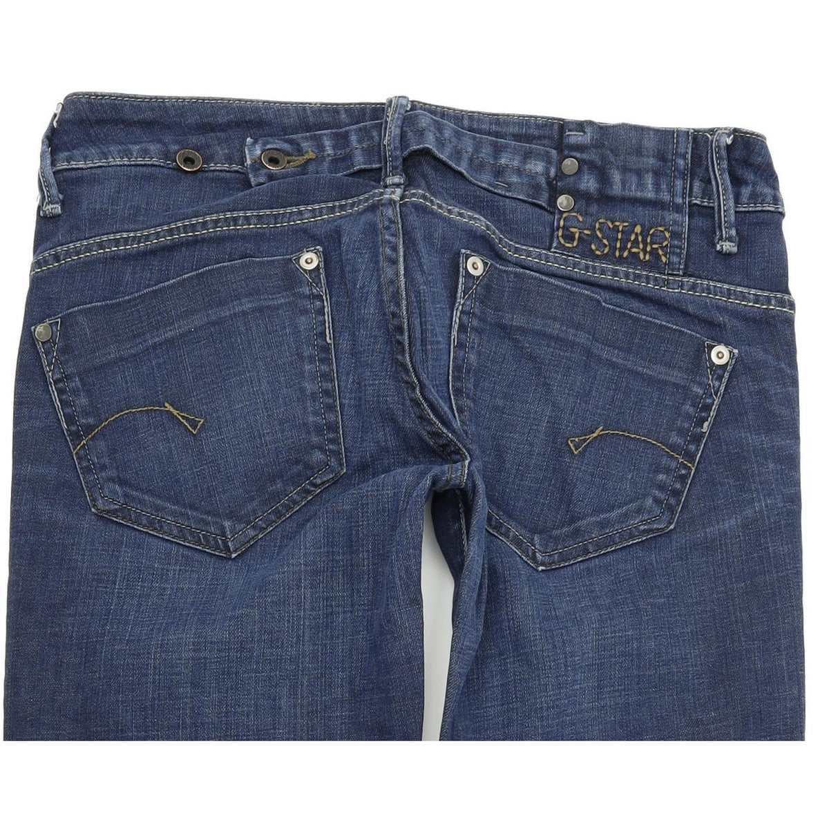 G-Star Midge Women Blue Straight Regular Stretch Jeans W29 L29