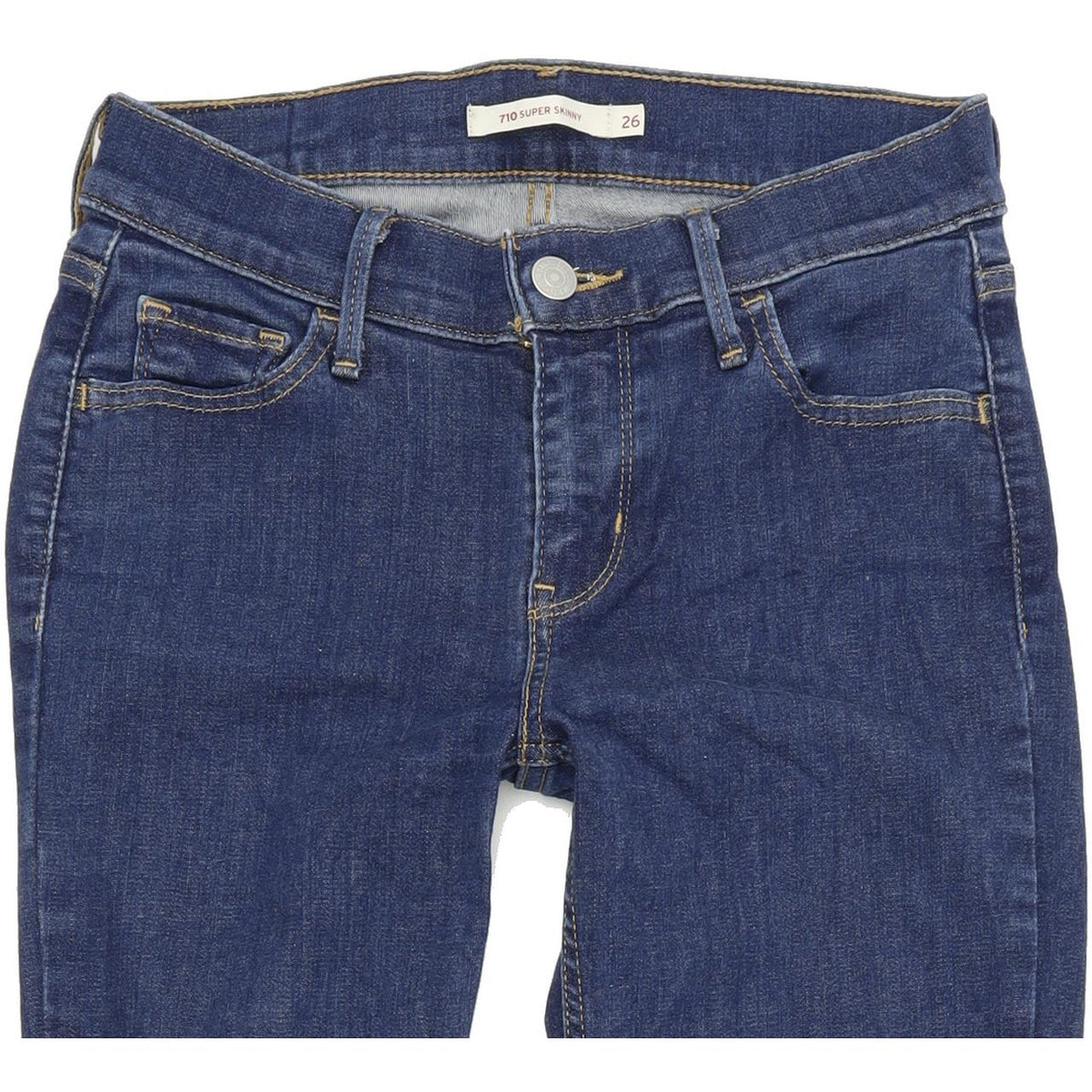 Levi's 710 Women Blue Skinny Slim Stretch Jeans W26 L29