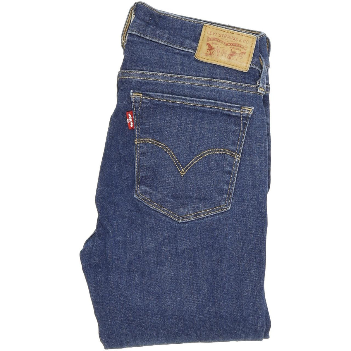 Levi's 710 Women Blue Skinny Slim Stretch Jeans W26 L29