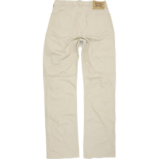 Levi's 566 Men Beige Straight Regular Jeans W32 L34