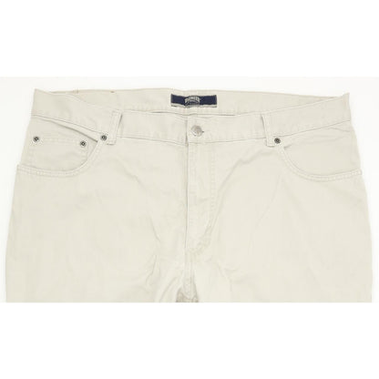 Pioneer Men Beige Straight Regular Jeans W41 L29