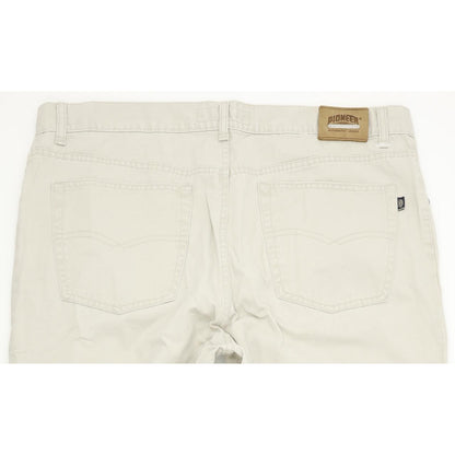 Pioneer Men Beige Straight Regular Jeans W41 L29
