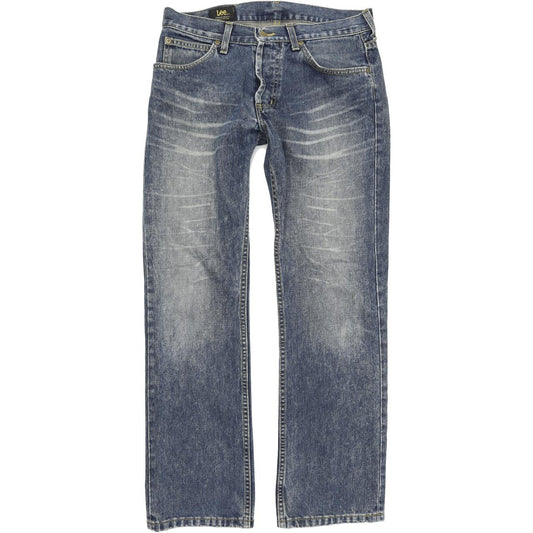 Lee Men Blue Straight Regular Jeans W30 L30
