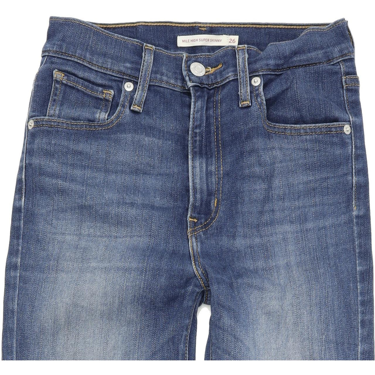 Levi's Mile Women Blue Skinny Slim Stretch Jeans W26 L32