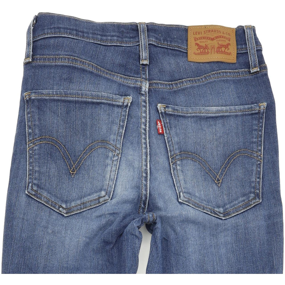 Levi's Mile Women Blue Skinny Slim Stretch Jeans W26 L32