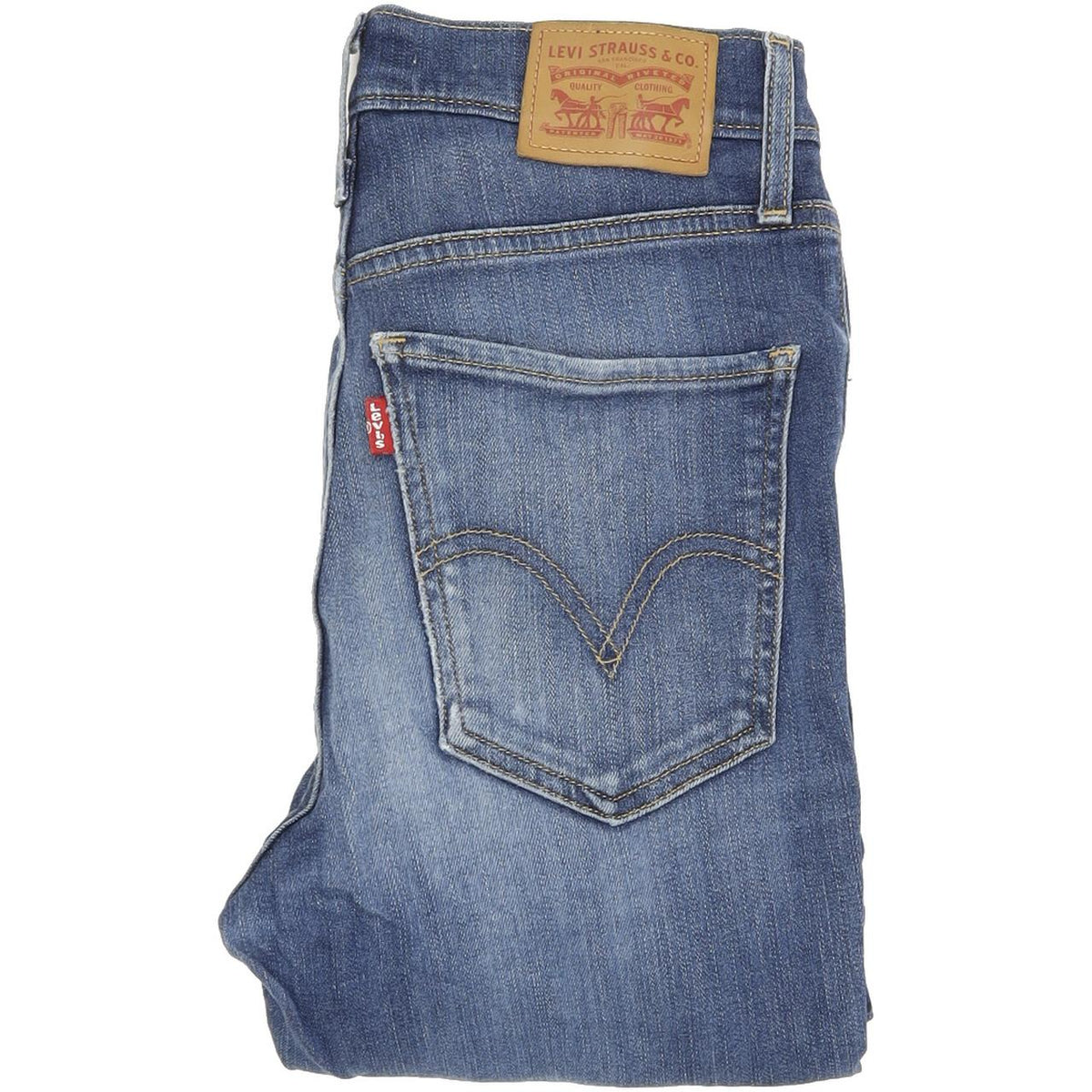 Levi's Mile Women Blue Skinny Slim Stretch Jeans W26 L32