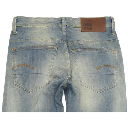 G-Star 3301 Men Blue Straight Loose Stretch Jeans W27 L30