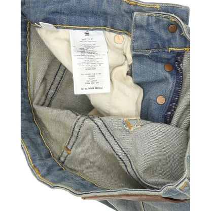 G-Star 3301 Men Blue Straight Loose Stretch Jeans W27 L30
