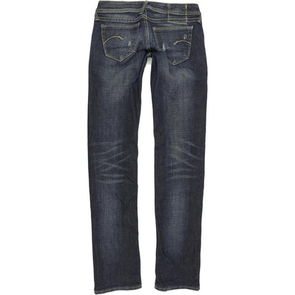 G-Star Women Blue Straight Regular Stretch Jeans W26 L33