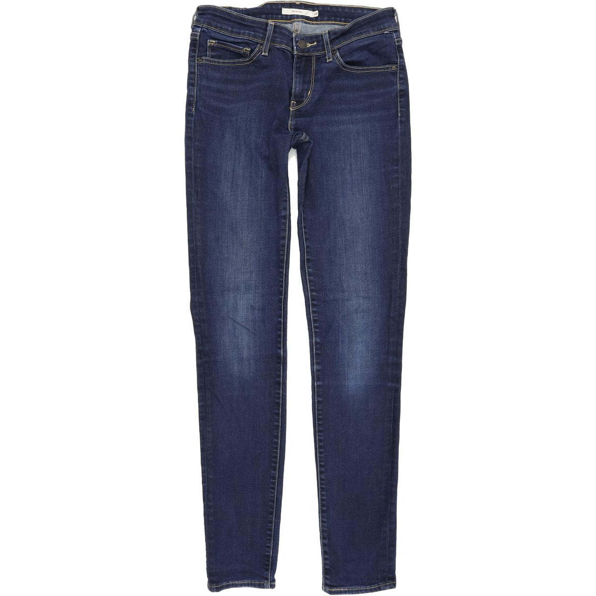 Levi's 711 Women Blue Skinny Slim Stretch Jeans W28 L32