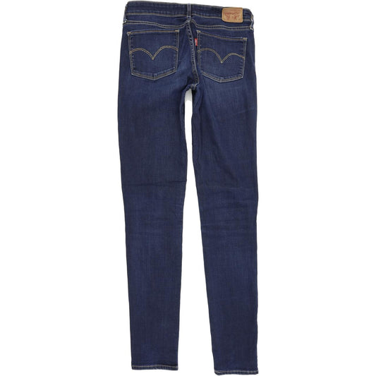 Levi's 711 Women Blue Skinny Slim Stretch Jeans W28 L32