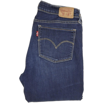 Levi's 711 Women Blue Skinny Slim Stretch Jeans W28 L32