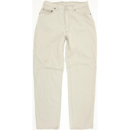 Levi's 597 Men Beige Straight Regular Jeans W33 L32