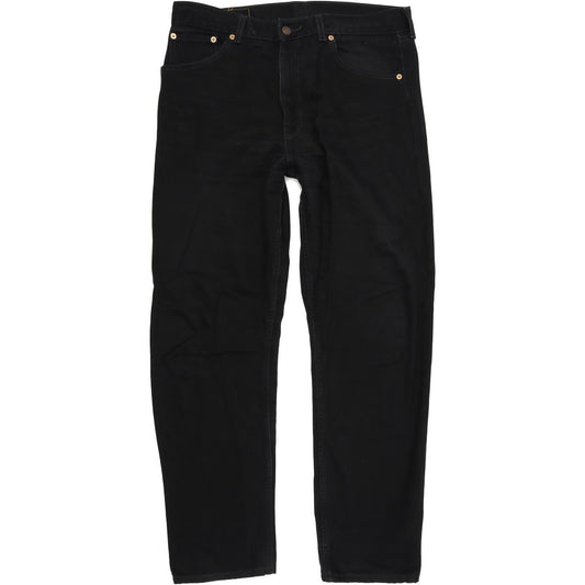 Levi's 521 Men Black Straight Regular Jeans W36 L32