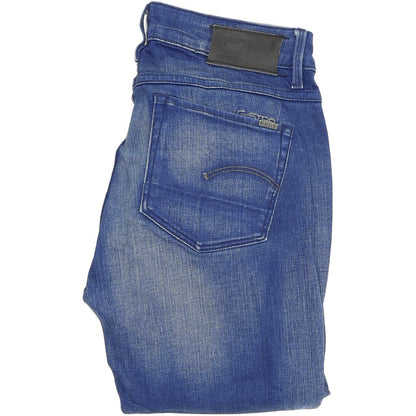 G-Star 3301 Contour Women Blue Skinny Slim Stretch Jeans W26 L32