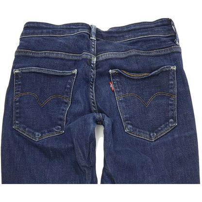 Levi's Women Blue Skinny Slim Stretch Jeans W28 L30