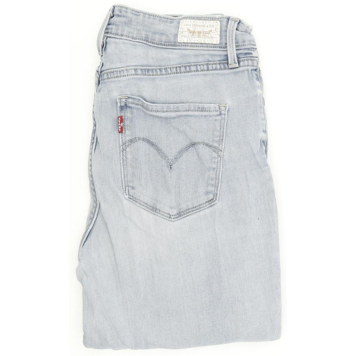 Levi's Women Blue Skinny Slim Stretch Jeans W27 L32