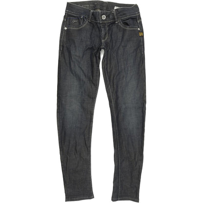 G-Star Women Blue Tapered Slim Stretch Jeans W28 L31