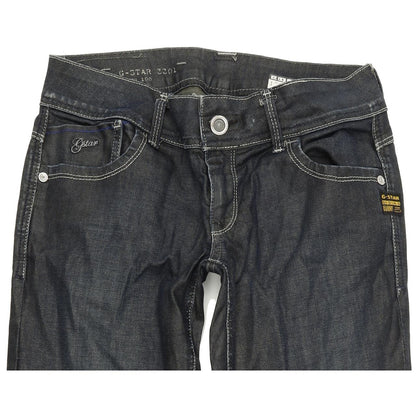 G-Star Women Blue Tapered Slim Stretch Jeans W28 L31