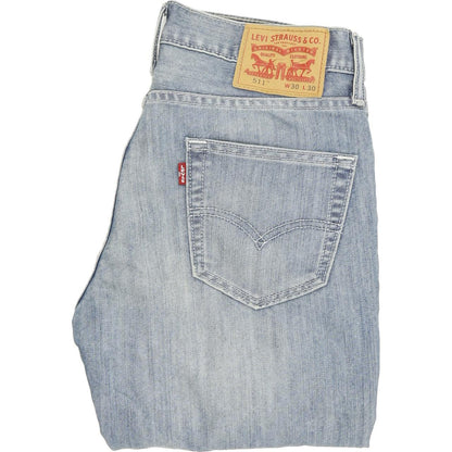 Levi's 511 Men Blue Skinny Slim Jeans W30 L30