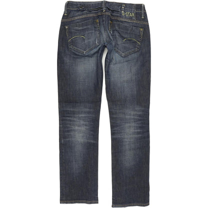 G-Star Midge Women Blue Straight Regular Stretch Jeans W30 L32
