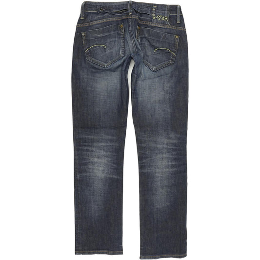 G-Star Midge Women Blue Straight Regular Stretch Jeans W30 L32